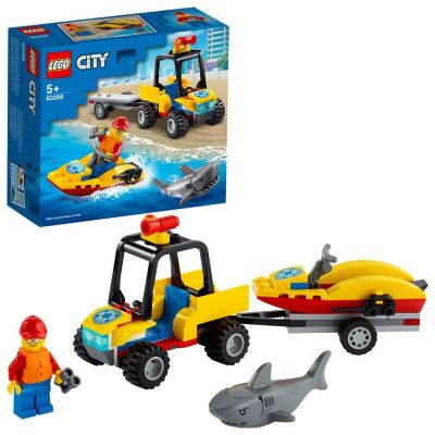 Конструктор LEGO CITY ATV за спасителни акции на плажа 60286