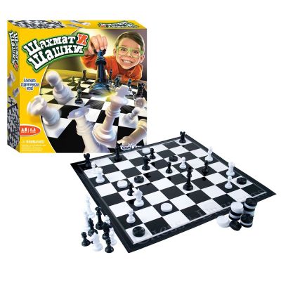 Занимателна игра Шахмат и шашки Funville 61152