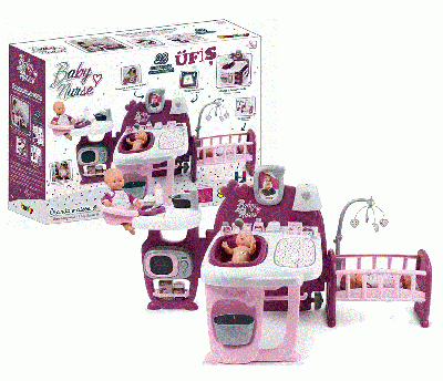 Голям игрален център Smoby Toys Baby Nurse Provence 7600220349