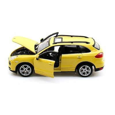 Метална кола Bburago Porsche Cayenne Turbo 1:24 жълт