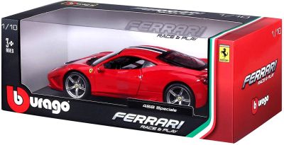 Метална кола Ferrari 458 Speciale Modellino Bburago 1/18