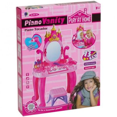 Детска тоалетка с пиано и сешоар VANITY 661-36