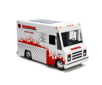 Метален автомобил Marvel Deadpool Foodtruck 1/24 Jada Toy 253225000