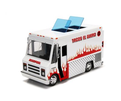 Метален автомобил Marvel Deadpool Foodtruck 1/24 Jada Toy 253225000