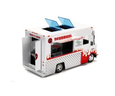Метален автомобил Marvel Deadpool Foodtruck 1/24 Jada Toy 253225000