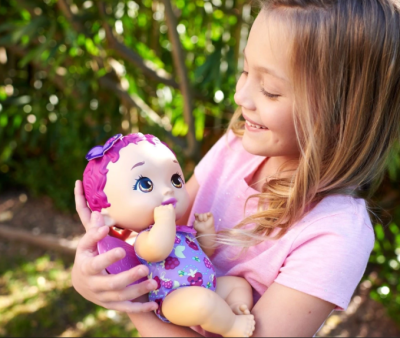 Кукла Бебе пеперудка горски плодове, с розова коса My Garden Baby GYP00 