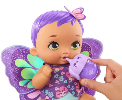 Кукла Бебе пеперудка с лилава коса My Garden Baby GYP11