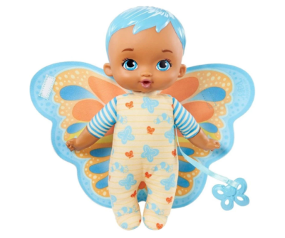Плюшено бебе пеперудка, със синя коса My Garden Baby