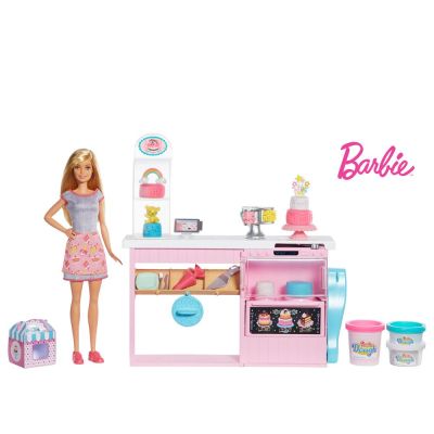 Кукла Барби COOKING & BAKING Комплект кукла с пекарна BARBIE GFP59