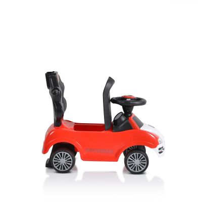 Кола за яздене и бутане с родителски контрол RIDER 2 В 1 червена