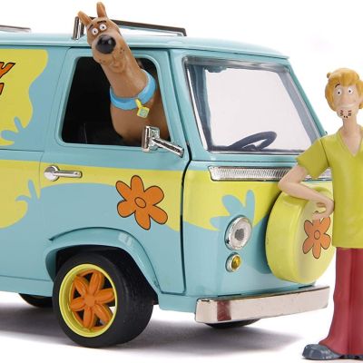 Метален автомобил Scooby Doo Van Shaggy & Scooby 1:24 Jada 253255024