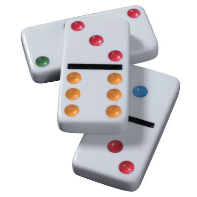 Занимателна игра Домино 28 части 6 цвята Spin Master 6033156 