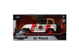 Метален автомобил Jeep Wrangler Jurassic Park Jada Toys 1/32 - 253252019