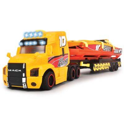 Камион Mack с ремърке и моторна лодка Dickie Toys 203747009