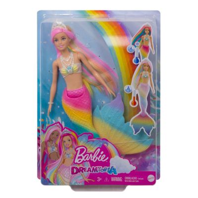 Кукла Barbie Dreamtopia русалка с променящи цветове GTF89