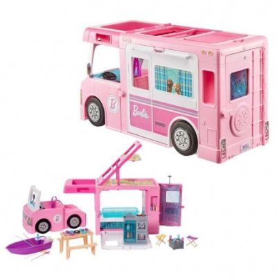 Barbie Vehicles Кемпер на мечтите 3 в 1 GHL93