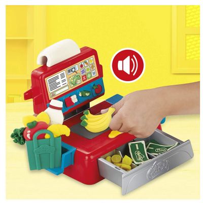 Детски касов апарат със звукови ефекти PlayDoh E6890