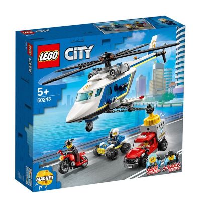 Конструктор LEGO CITY Полицейско преследване с хеликоптер 60243