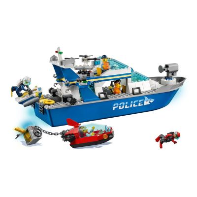 Конструктор LEGO CITY Полицейска патрулна моторница 60277