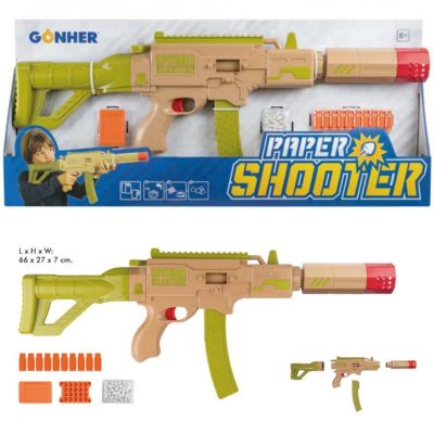 Бластер с хартиени топчета PAPER SHOOTER GONHER 950/0