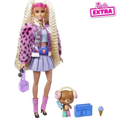 Кукла Барби с руси опашки и домашен любимец Кукла Barbie Extra GYJ77