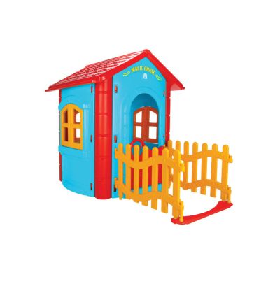 Детска градинска къща с ограда Pilsan 06194 синя