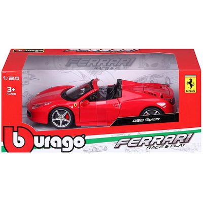 Метална кола Ferrari 458 Spider Bburago 1/24