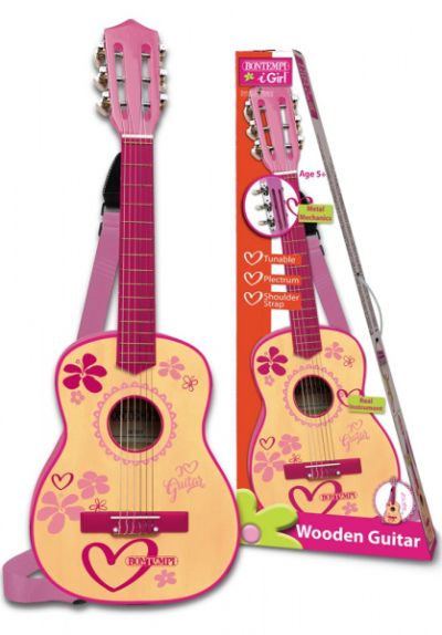 Детска Класическа дървена китара 55см. Bontempi 225572