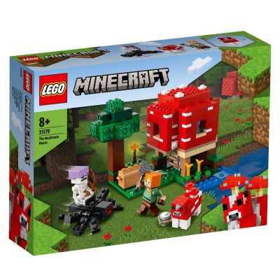 Конструктор LEGO Minecraft Къщата на гъбите 21179
