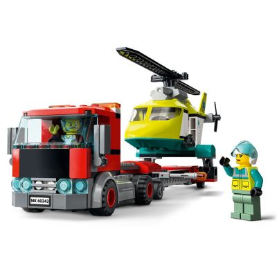 Конструктор LEGO CITY Превоз на спасителен хеликоптер 60343