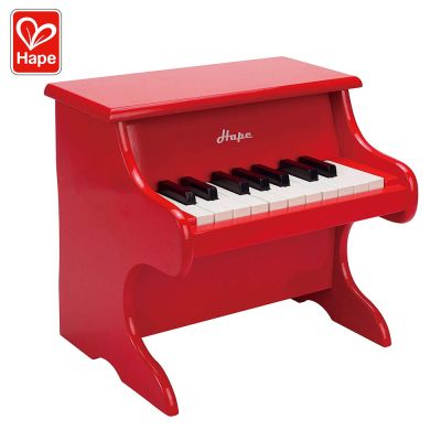 Детско дървено пиано Червено Hape H0318