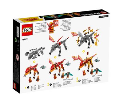 Конструктор LEGO Ninjago 71762 - Огненият дракон на Kai EVO
