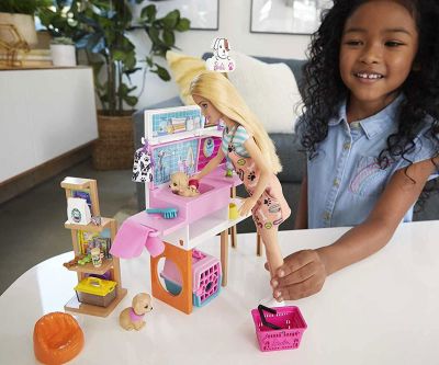 Кукла Barbie - Игрален комплект магазин за домашни любимци Barbie GRG90