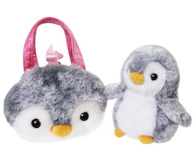 Плюшен Пингвин в чантичка Aurora 201107A