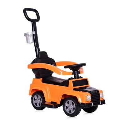 Кола за яздене и бутане с дръжка ride-on X-TREME оранжева