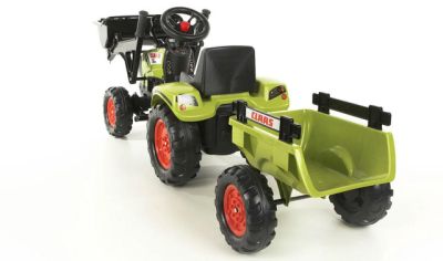 Детски трактор с гребло и ремарке Claas FALK - 2040AM