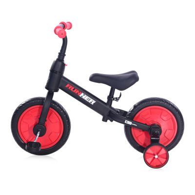 Балансиращ велосипед RUNNER 2в1 Black&Red