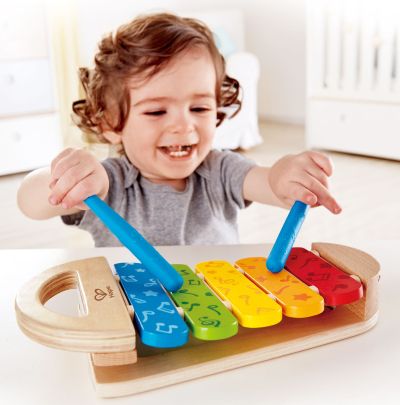 Детски дървен ксилофон Rainbow Hape H0606