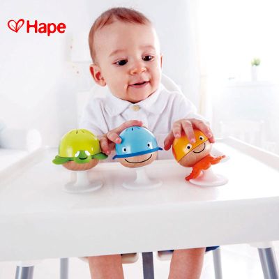 Комплект бебешки дрънкалки морски животни Hape - H0330