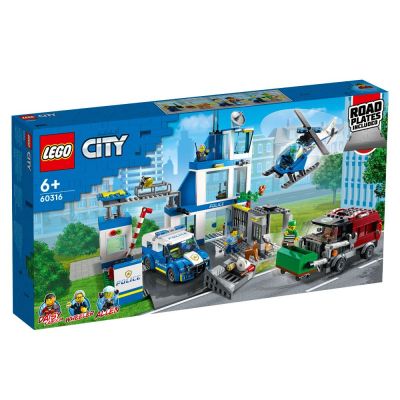 Конструктор LEGO CITY Полицейски участък 60316