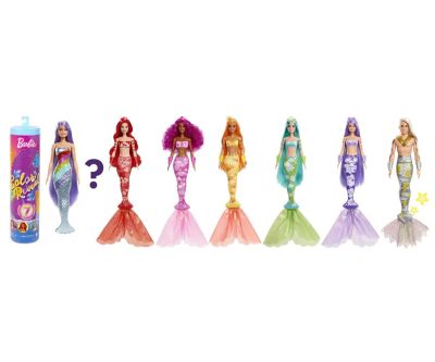 Кукла Barbie трансформация цветни русалки HCC46 - Rainbow Mermaids