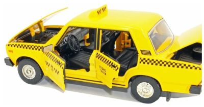 Метална кола Lada 2107 Taxi 1:24