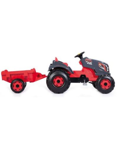 Детски трактор с педали и ремарке Smoby Stronger XXL 7600710200