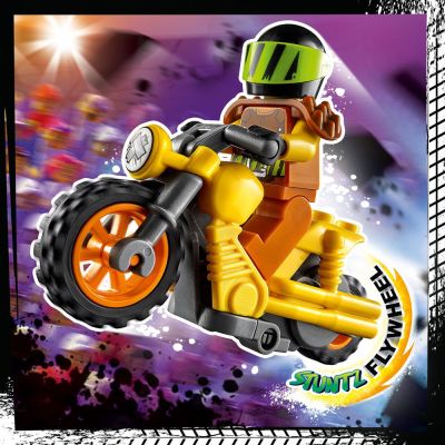 Конструктор LEGO CITY STUNTZ Каскадьорски мотоциклет за разрушаване 60297