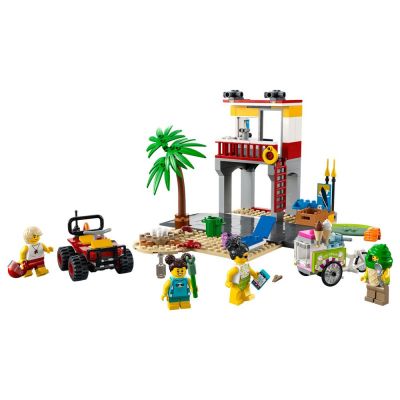 Конструктор LEGO CITY Спасителна станция на плажа 60328