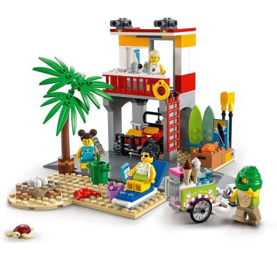 Конструктор LEGO CITY Спасителна станция на плажа 60328