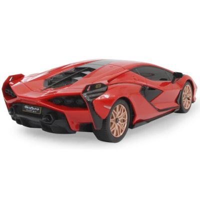 Метална кола Lamborghini Sian FKP 37 red Bburago 1/18