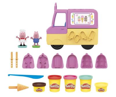 Камиона за сладолед на Пепа Пиг Hasbro Play-Doh F3597 