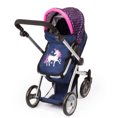 Детска количка за кукли с кошара MEGA DELUXE 6 в 1 BAYER 