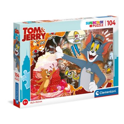 Детски пъзел Tom and Jerry 104ч. CLEMENTONI 27516